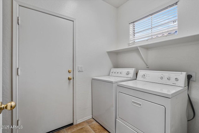 washroom featuring separate washer and dryer