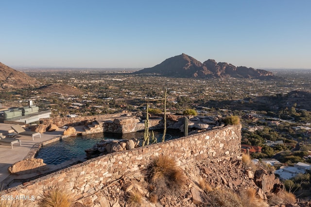 view of mountain feature