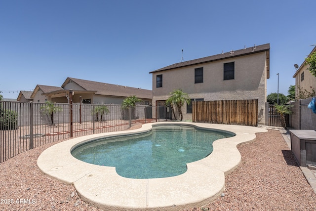 12424 N B St, El Mirage, AZ 85335 - view of pool featuring a fenced backyard
