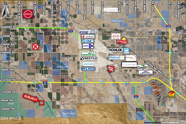 0 E Stanfield Rd -, Unit Stanfield AZ, 85172 land for sale