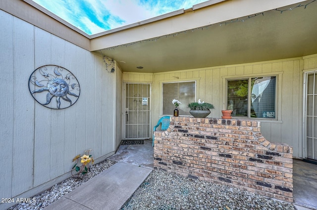 view of entrance to property