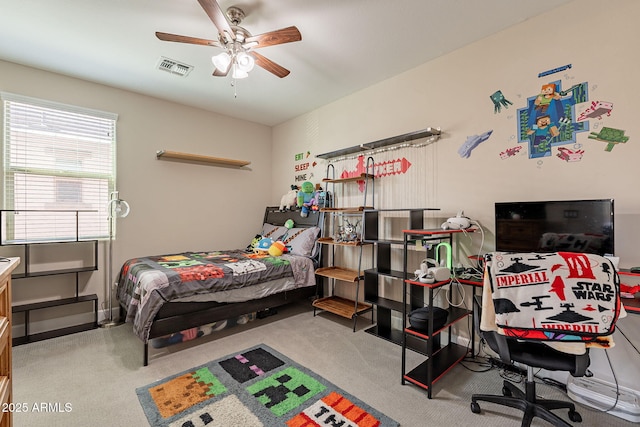 5012 S Girard St, Gilbert, AZ 85298 - bedroom featuring visible vents and ceiling fan