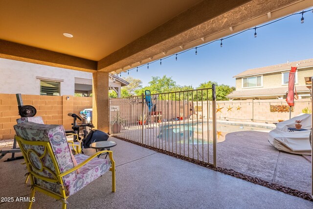 5012 S Girard St, Gilbert, AZ 85298 - view of patio featuring a fenced backyard