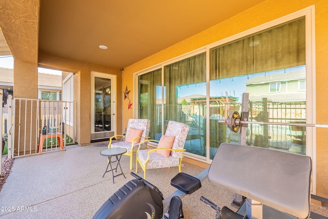 5012 S Girard St, Gilbert, AZ 85298 - view of patio featuring a balcony