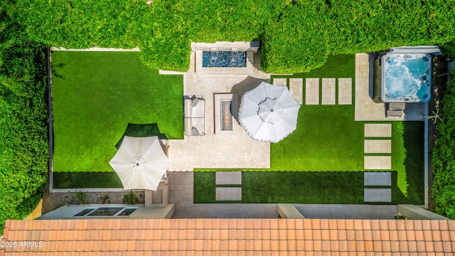 5542 E Alan Ln, Paradise Valley, AZ 85253 - bird's eye view