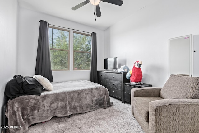 1005 W Lincoln Ave, Coolidge, AZ 85128 - bedroom with carpet flooring and ceiling fan