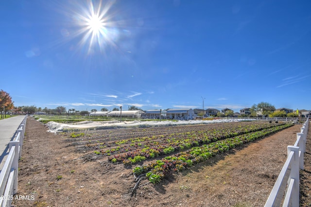 view of property's community with a rural view