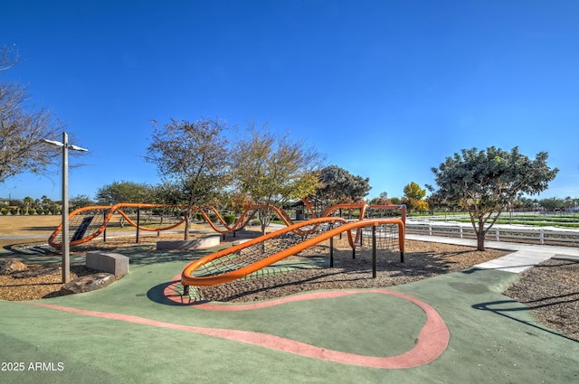 view of jungle gym