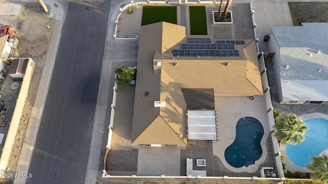 4202 W Purdue Ave, Phoenix, AZ 85051 - view from above of property with a pool