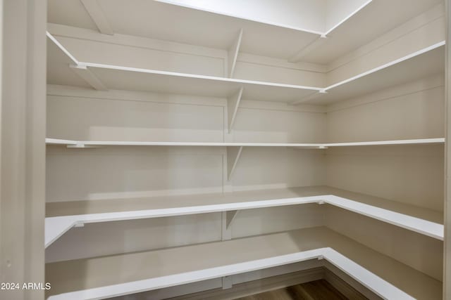 view of storage area