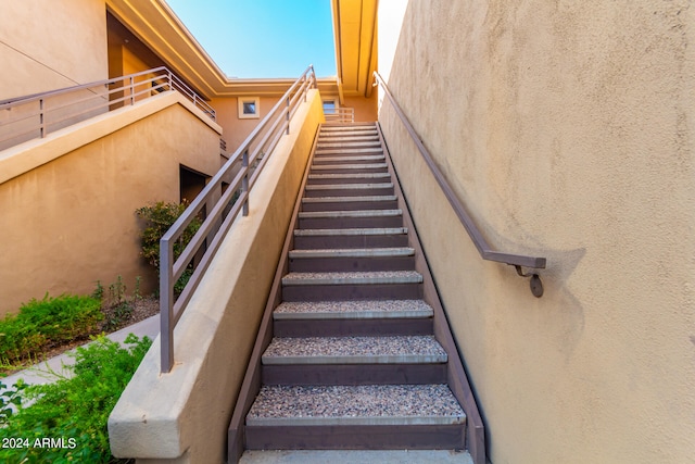 view of staircase