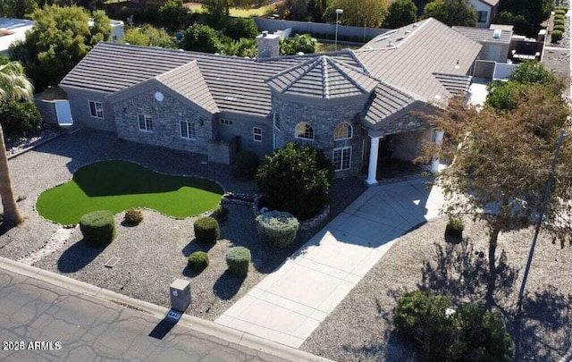 bird's eye view