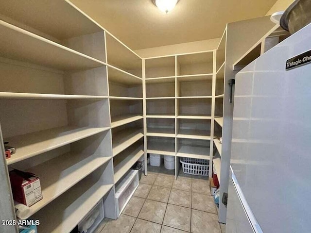 view of storage area