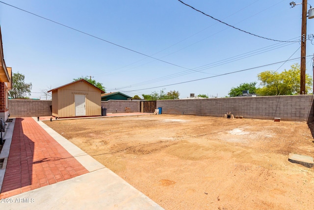 3316 E Fillmore St, Phoenix, AZ 85008 - fenced backyard with a shed