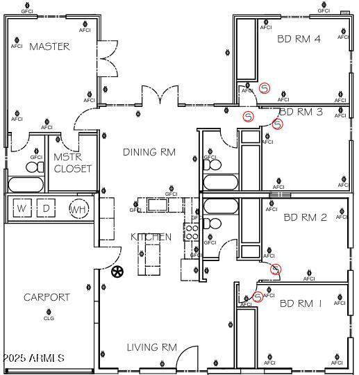 3316 E Fillmore St, Phoenix, AZ 85008 - view of home floor plan