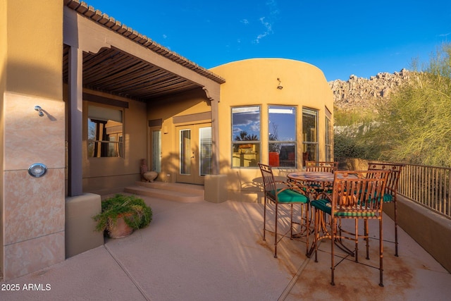 view of patio / terrace with outdoor dining space