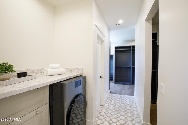 7348 N 9th Pl, Phoenix, AZ 85020 - washroom featuring baseboards, recessed lighting, and light floors