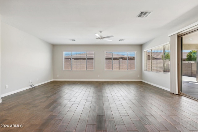 10630 W Pinchot Ave, Avondale, AZ 85392 - spare room with dark hardwood / wood-style floors and ceiling fan