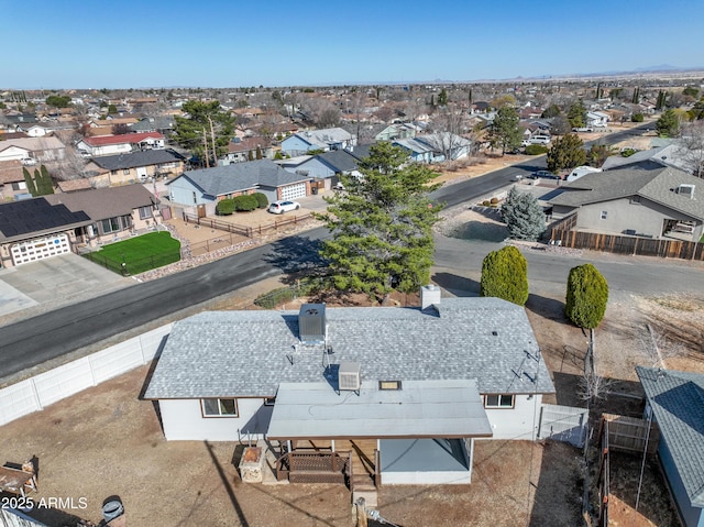 drone / aerial view featuring a residential view