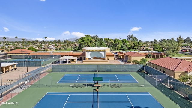 view of sport court