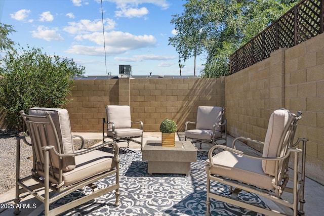 8732 E Arlington Rd, Scottsdale, AZ 85250 - view of patio featuring an outdoor hangout area