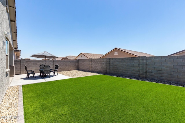 23407 W Winslow Ave, Buckeye, AZ 85326 - view of yard featuring a patio area