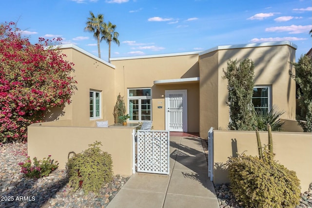 view of southwest-style home