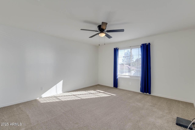 2254 E University Dr Unit 4, Mesa, AZ 85213 - carpeted empty room with a ceiling fan and baseboards