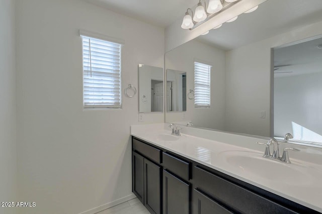 2254 E University Dr Unit 4, Mesa, AZ 85213 - bathroom with double vanity and healthy amount of natural light