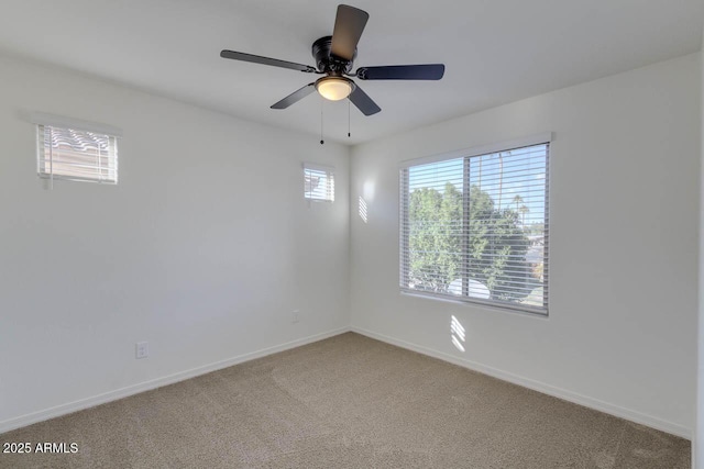 2254 E University Dr Unit 4, Mesa, AZ 85213 - spare room with light colored carpet and ceiling fan