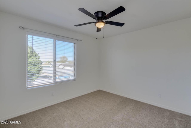 2254 E University Dr Unit 4, Mesa, AZ 85213 - spare room with light colored carpet and ceiling fan