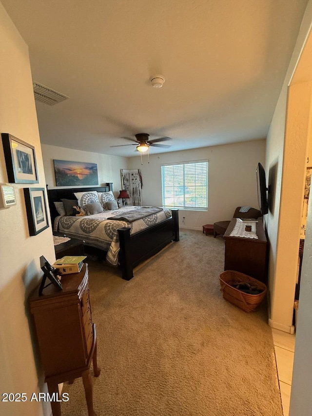 2254 E University Dr Unit 4, Mesa, AZ 85213 - carpeted bedroom with ceiling fan