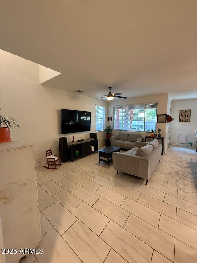 2254 E University Dr Unit 4, Mesa, AZ 85213 - living area featuring a ceiling fan