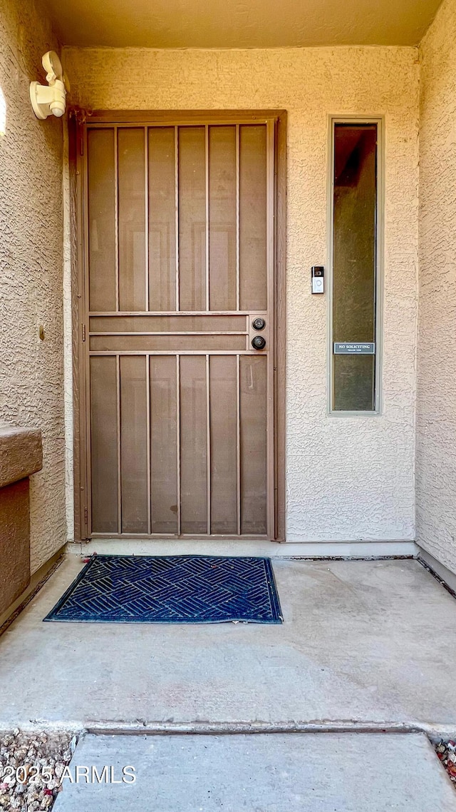 view of entrance to property