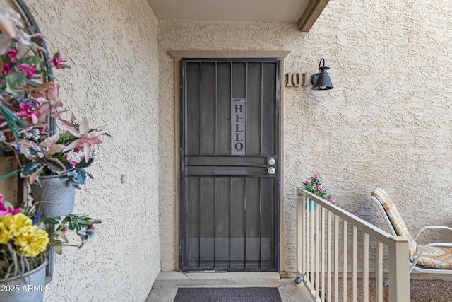 16624 E Palisades Blvd Unit 101, Fountain Hills, AZ 85268 - property entrance with stucco siding