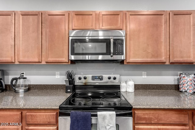 kitchen with stainless steel appliances