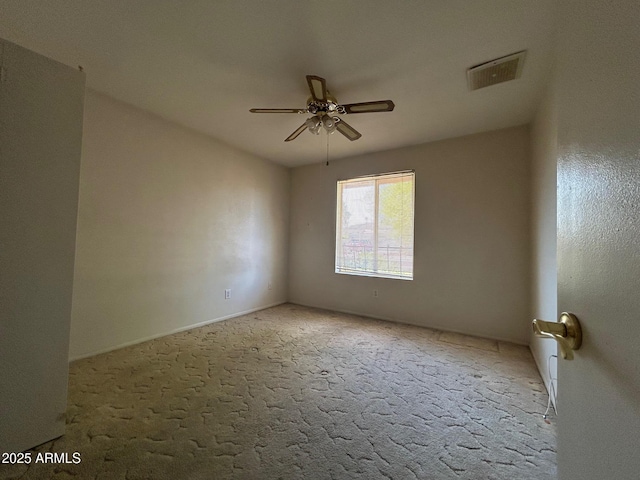3740 E Mercer Ln, Phoenix, AZ 85028 - empty room featuring ceiling fan and carpet flooring