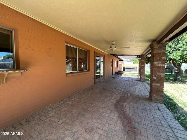 3740 E Mercer Ln, Phoenix, AZ 85028 - view of patio / terrace featuring ceiling fan
