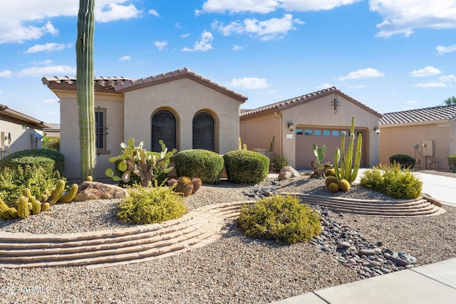 16938 W Desert Rose Ln, Surprise, AZ 85387 - mediterranean / spanish-style house with a garage