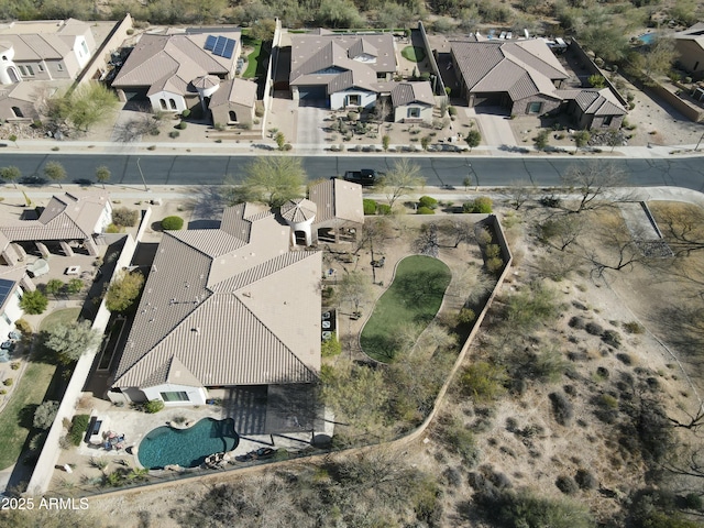 birds eye view of property featuring a residential view