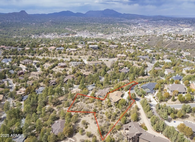 125 Partridge Ln, Prescott, AZ 86303 - bird's eye view with a mountain view