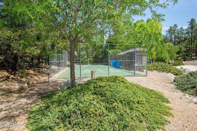 125 Partridge Ln, Prescott, AZ 86303 - view of sport court with fence and a gate