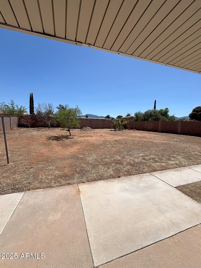 4910 E Foothills Dr, Sierra Vista, AZ 85635 - fenced backyard with a patio