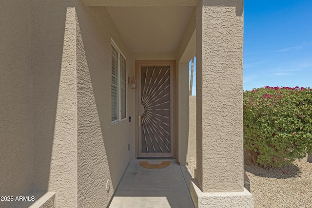1821 S Navajo Way, Chandler, AZ 85286 - doorway to property with stucco siding