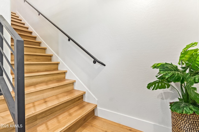 4419 N 24th Way, Phoenix, AZ 85016 - stairs with wood finished floors and baseboards