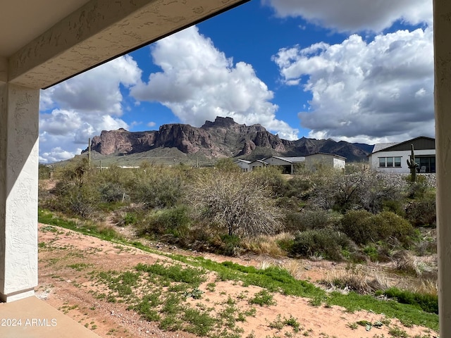 view of mountain feature