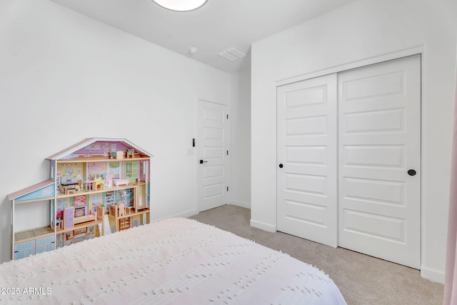 3592 W Cobalt Ct, San Tan Valley, AZ 85144 - bedroom with carpet flooring, a closet, and baseboards