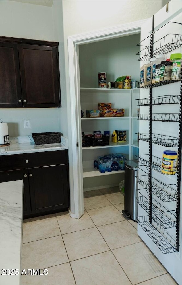 view of pantry