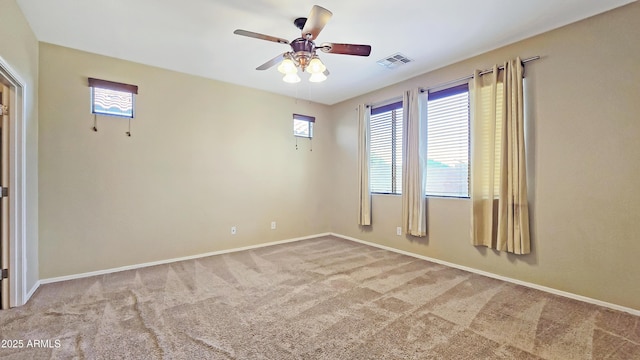 23853 W Hammond Ln, Buckeye, AZ 85326 - carpeted spare room featuring ceiling fan and baseboards