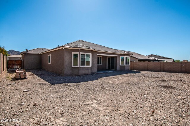 view of back of property